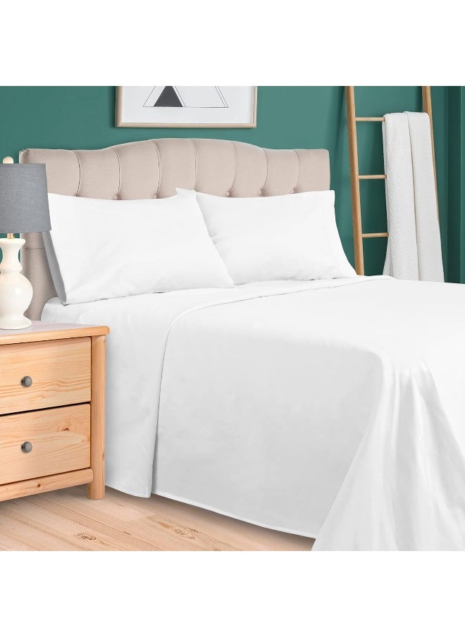 Superior Superior 800 Thread Count 100% Egyptian Cotton Sheet Set, White, Queen  - Image 1