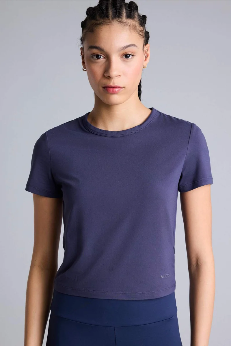 Defacto  Standard Fit Crew Neck Sports T-Shirt for Women | Best Price UAE