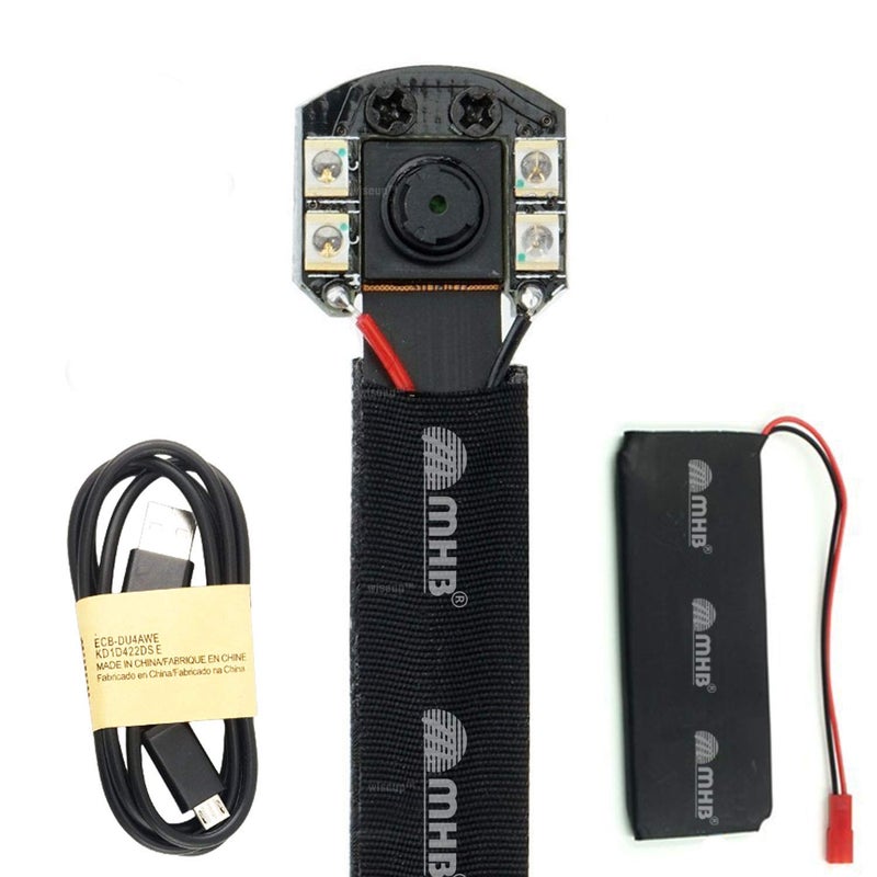 m mhb Full HD 1080P Night Vision WiFi Spy Camera Controlled Through Mobile Remote View Detection for HomeOfficeSupport Android32GB Memory SupportableNight Vision Camera Series6 - Image 1