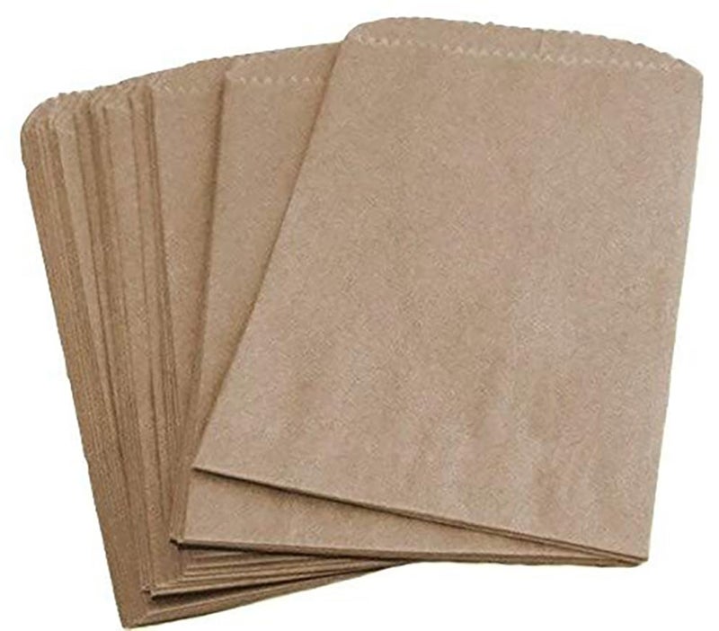 ADD GEAR Add-gear Paper 100 GSM Bag (6 x 11 Inch, Brown) -Pack 50 - Image 5