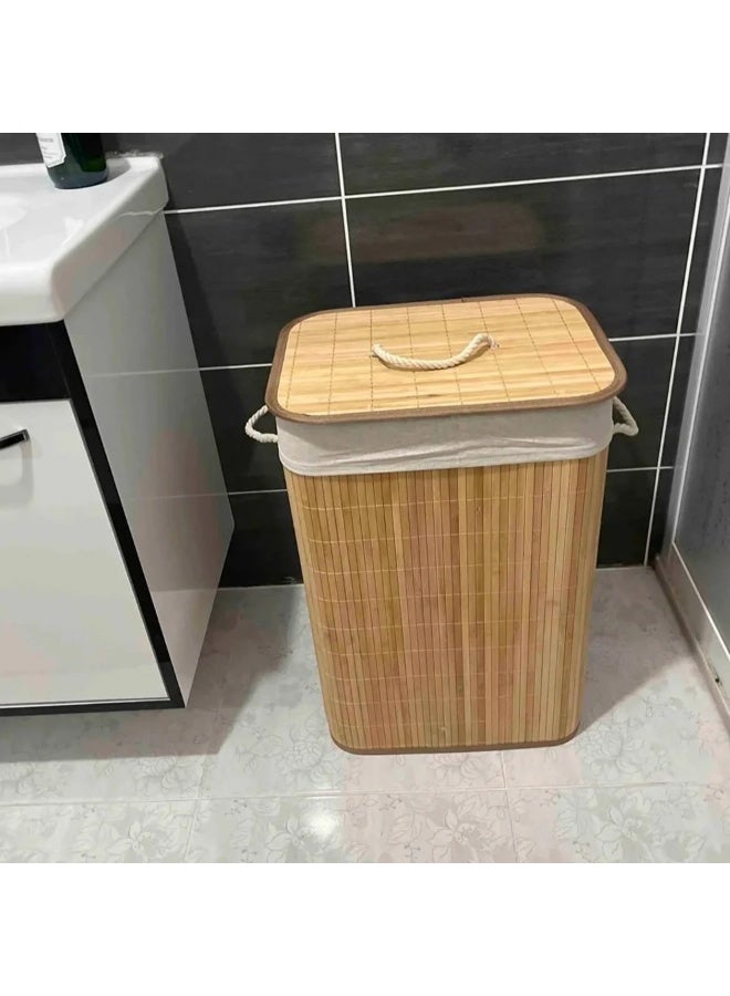 Square bamboo basket - Image 1