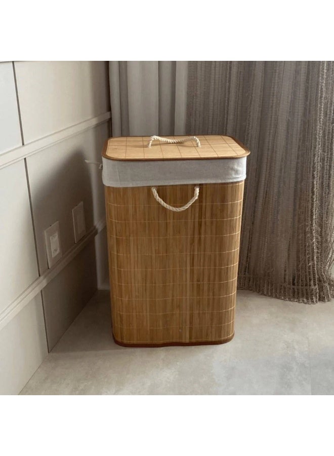 Square bamboo basket - Image 2