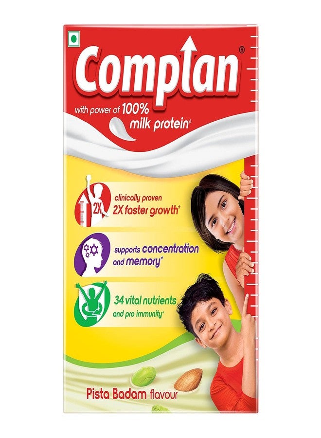 Complan Nutrition Drink Powder for Children, Kesar Badam Flavour, 500 g Carton & Pista Badam, 500gm | Nutrition drink for kids with protein & 34 vital nutrients - Image 5