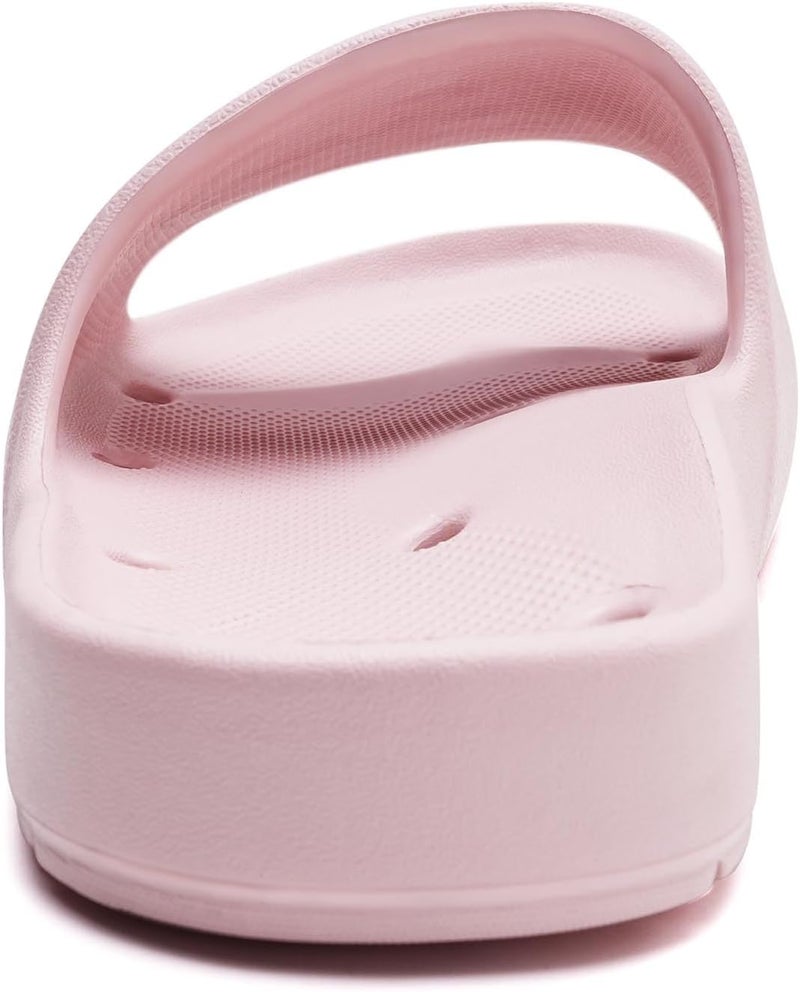 GETOEU Arch Support Shower Shoes for Women and Men Quick Drying with Drain Holes Slide Sandals Soft Cushioned Anti-Slip Pool Slides Comfort Bathroom Shower Slippers - Image 2