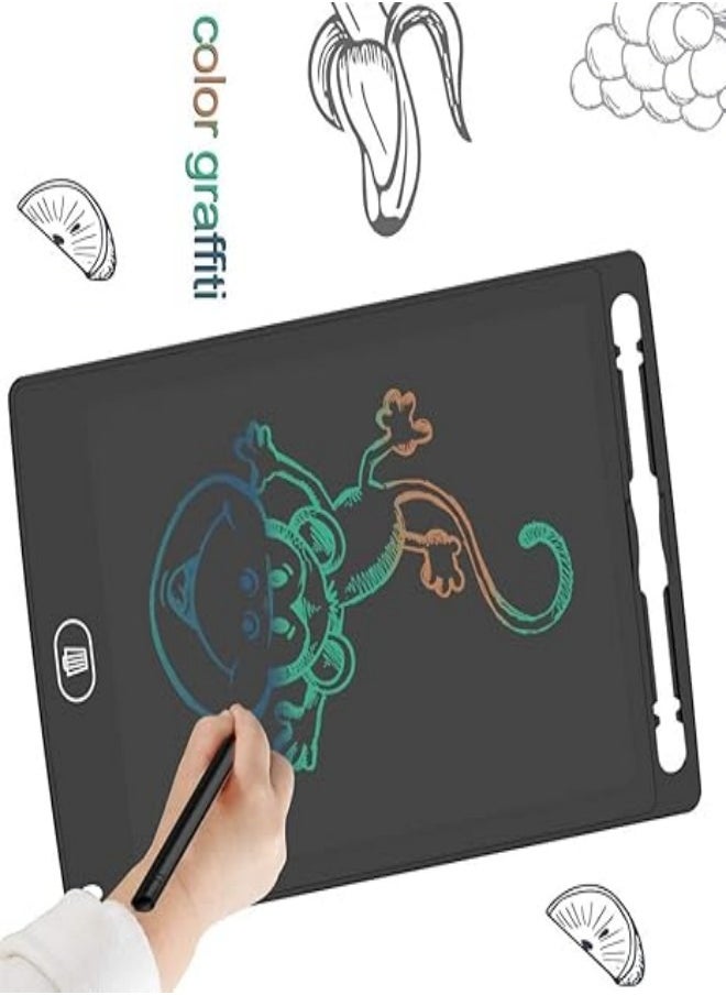 Generic Colourful LCD Writing Tablet, TIQUS Digital Ewriter with Erase Lock Switch, Electronic Graphics Drawing Board, Portable Handwriting Doodle Pad Office Checklist Home Learning Black  - Image 3