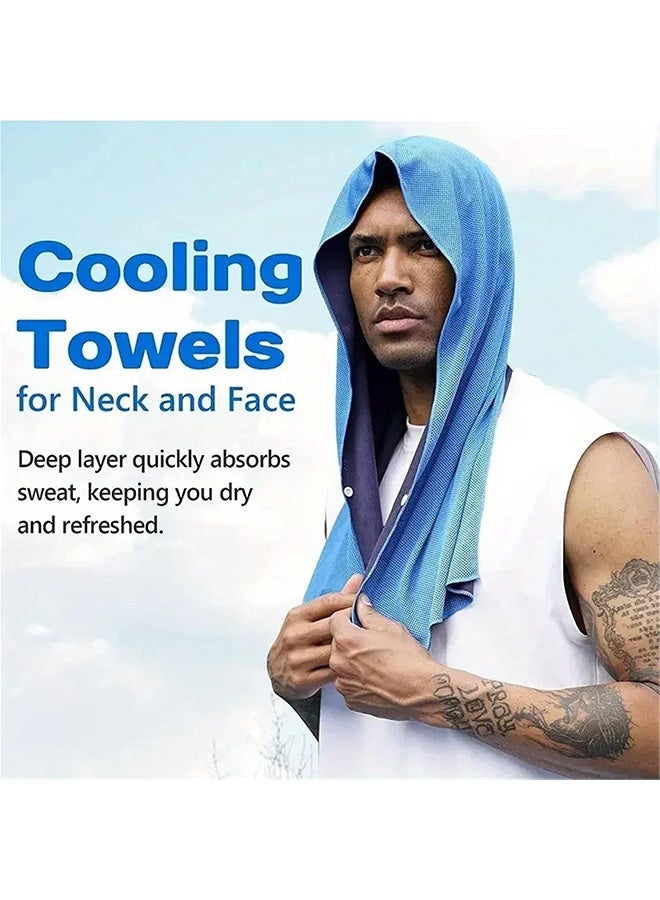 KANGLI 1 PCS Cooling Hoodie Towels, Instant Cooling Towels for Neck and Face,  Ice Towel for Hot Weather, Head Towel for Sports, Camping, Cycling & More Activities - Image 3