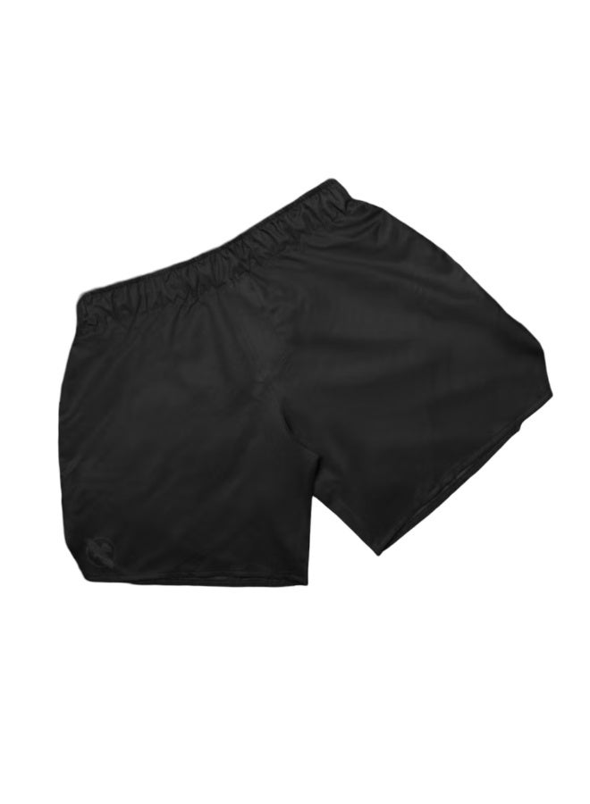HAYABUSA MENS CORE GRAPPLING SHORTS BLACK - Image 2