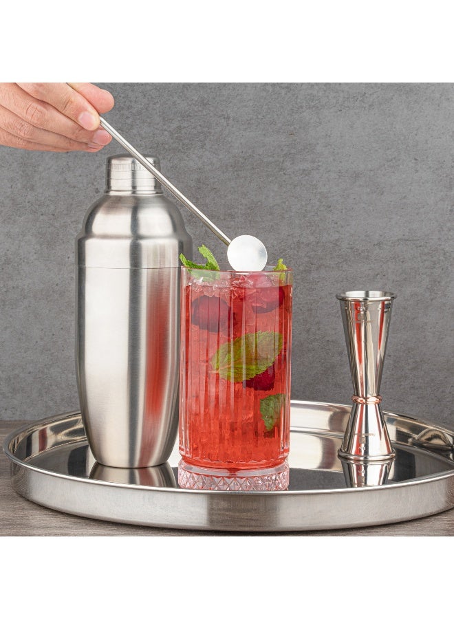 Restaurantware Bar Lux 7.5 Inch Spoon Straws, 2 Food-Grade Reusable Cocktail Straws - Built-In Spoon, Dishwashable, Stainless Steel Cocktail Spoons, For Drinking And Stirring, - Image 5