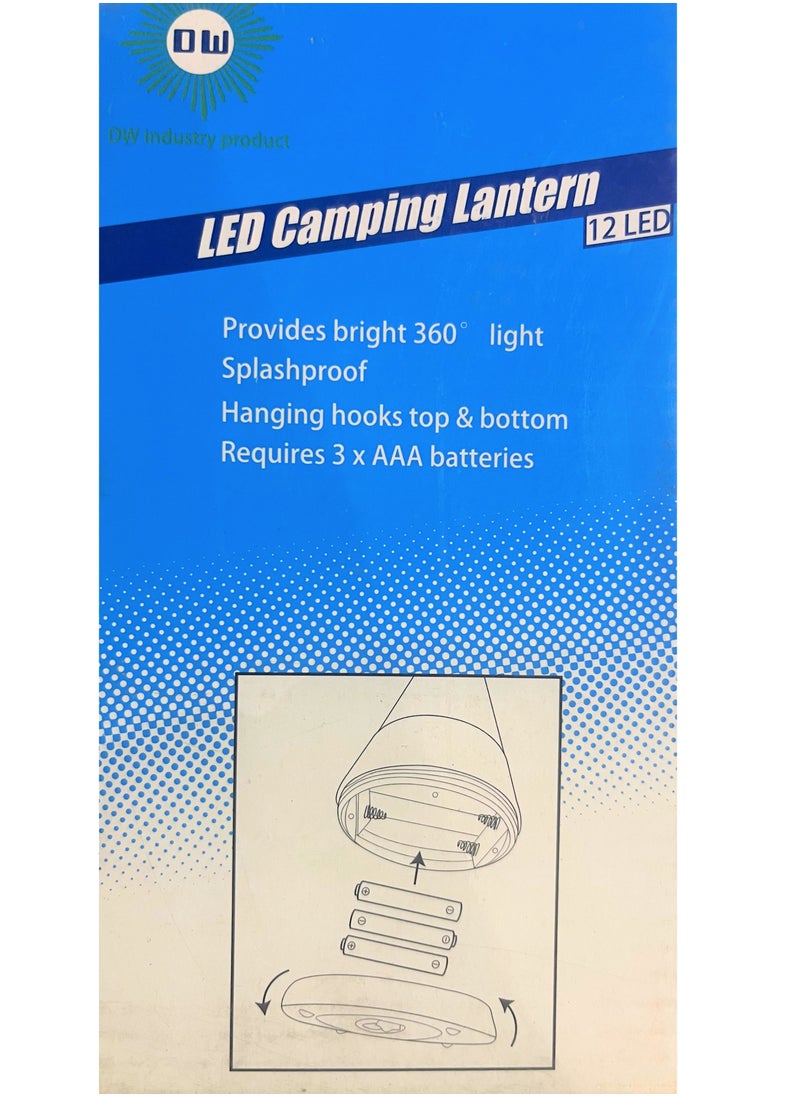 دي دبليو فانوس LED للتخييم والطوارئ قابل لإعادة الشحن  - Image 2