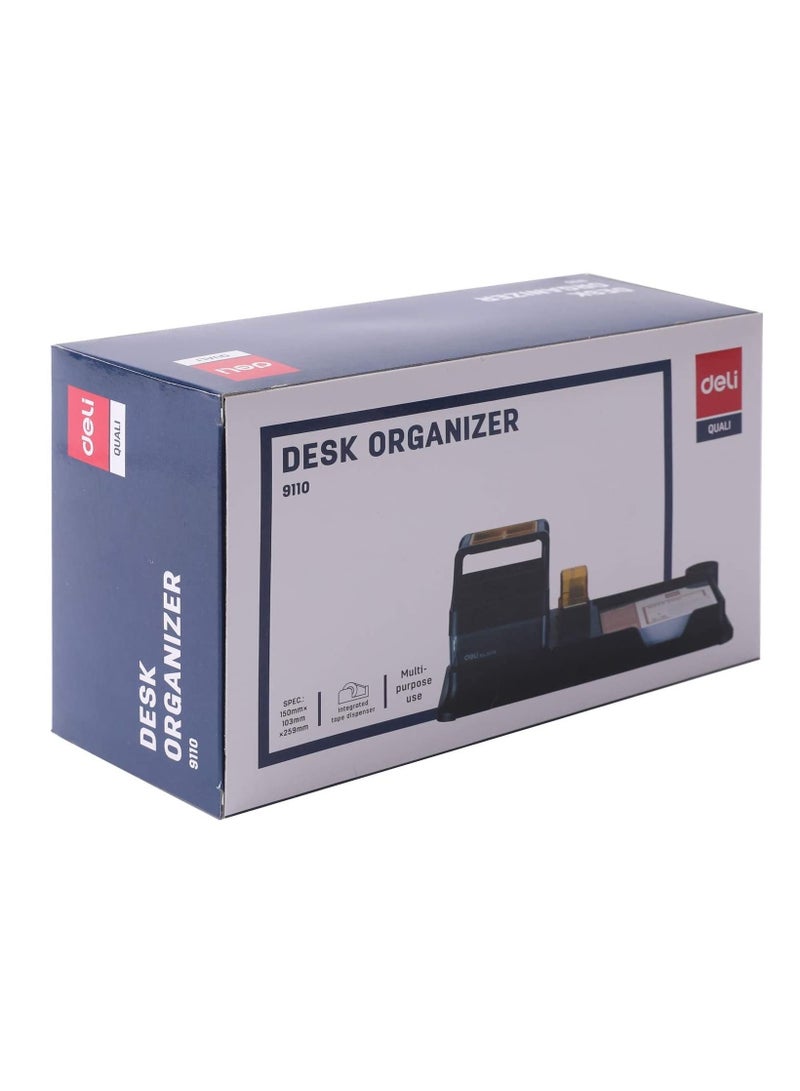 Deli Versatile Desk Organizer With Note Pad Assorted Colours - Image 1