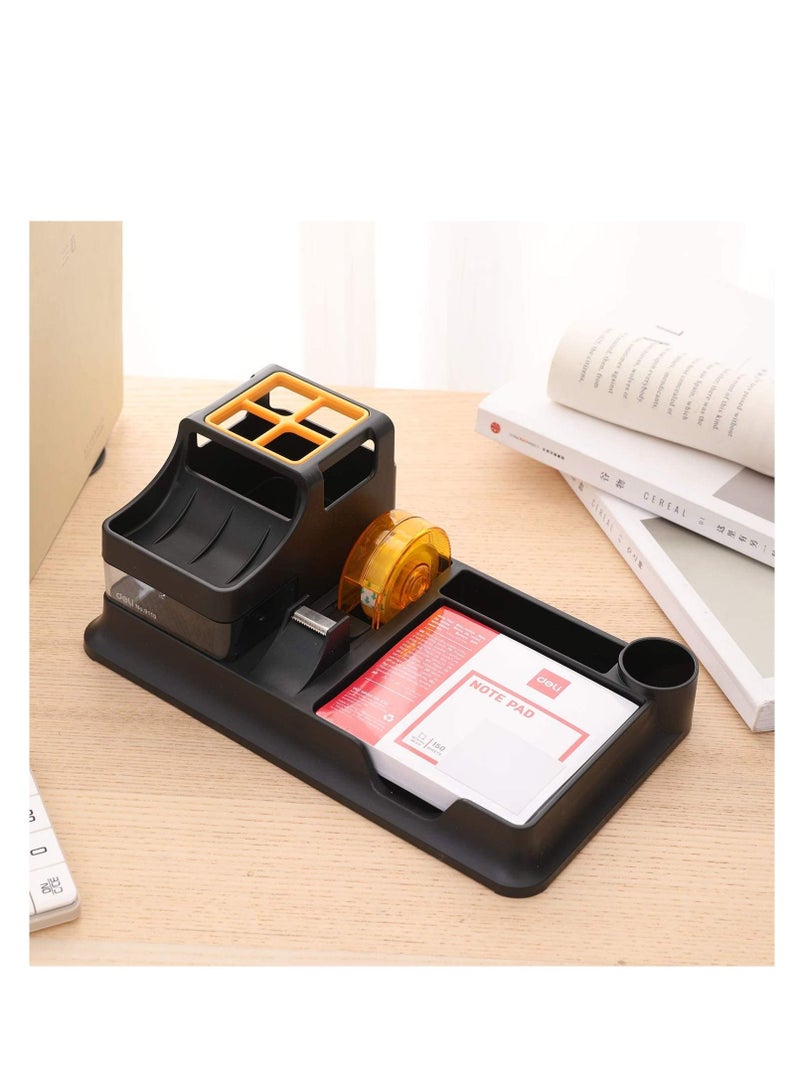 Deli Versatile Desk Organizer With Note Pad Assorted Colours - Image 3