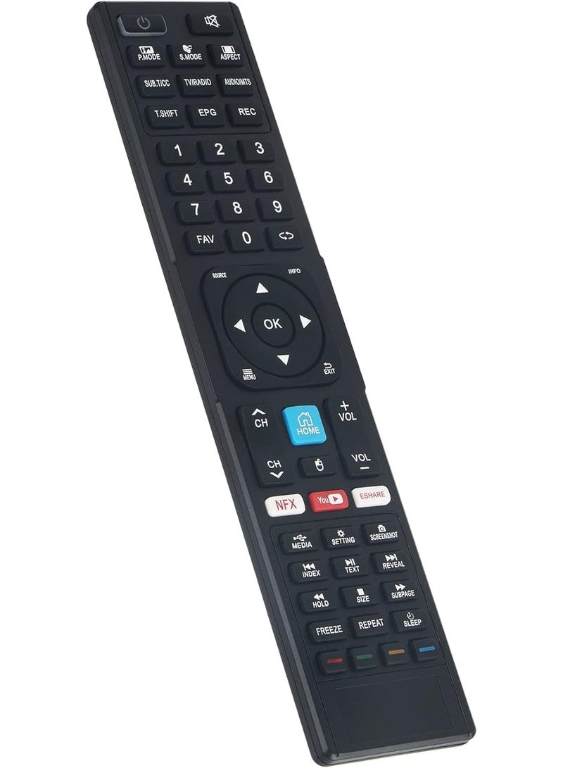 TIGER RM-C3401 Replacement Remote Control – Compatible with JVC 4K UHD Smart LED TVs LT-55N775A, LT-55N685A, LT-65N785A, and More – Universal TV Remote for Easy Navigation and Control - Image 3