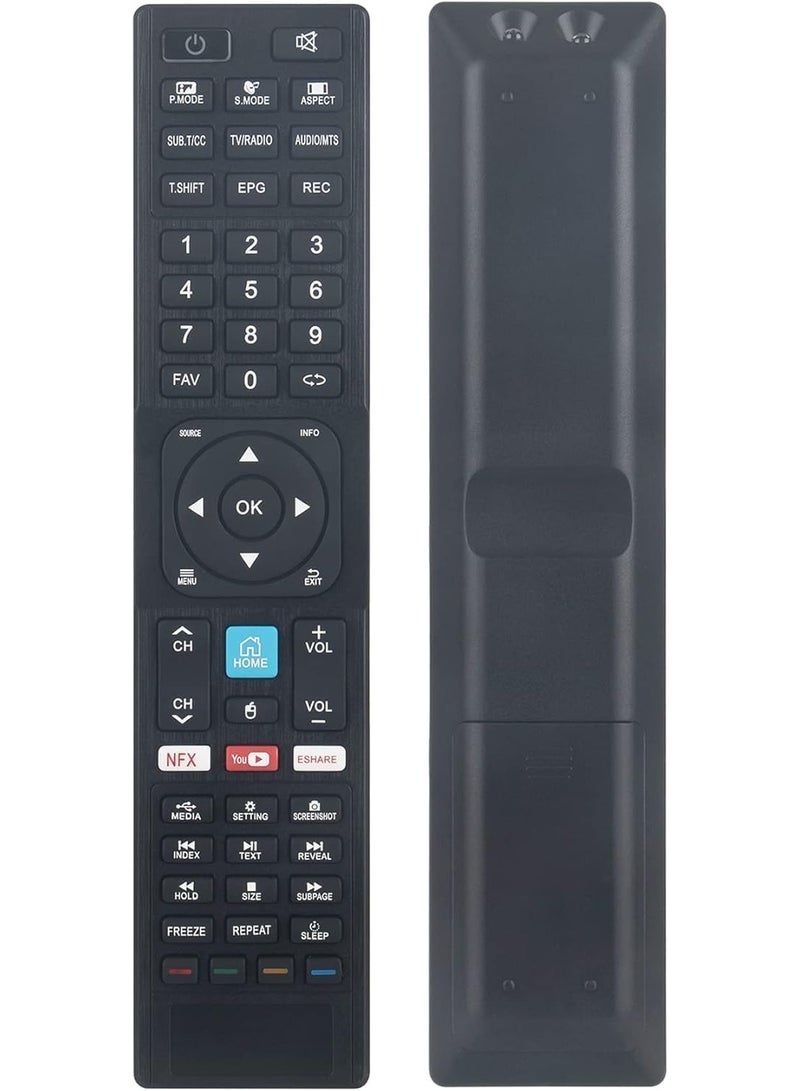 TIGER RM-C3401 Replacement Remote Control – Compatible with JVC 4K UHD Smart LED TVs LT-55N775A, LT-55N685A, LT-65N785A, and More – Universal TV Remote for Easy Navigation and Control - Image 4
