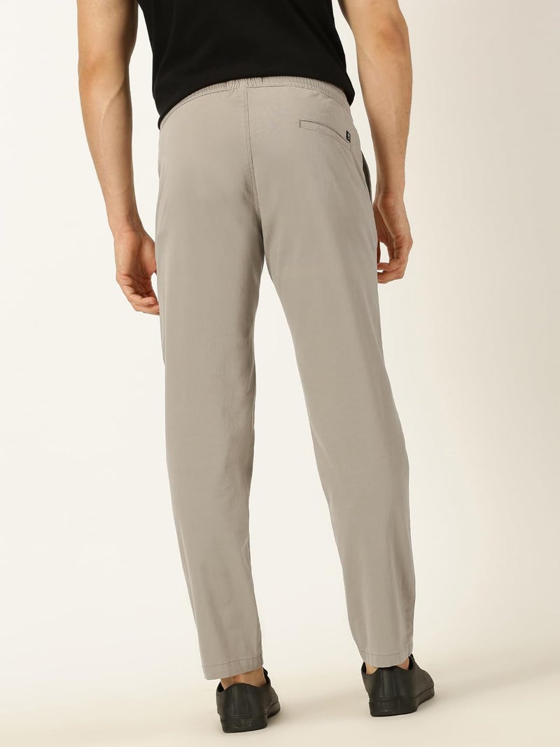Thomas Scott Men Light Grey Smart Easy Wash Chino Trousers (Light Grey, 36) - Image 4