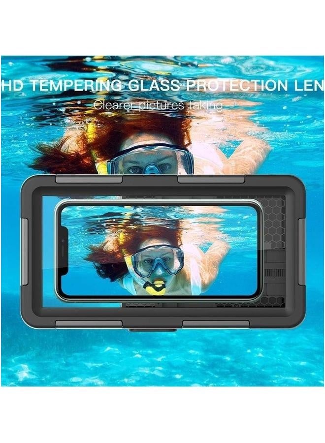 IP68 Waterproof Case for IPhone 16/Plus/Pro/Pro Max,Universal Diving Underwater Phone Case,Sealed Photography Protective Cover Suitable Swimming  Snorkeling  - Image 2
