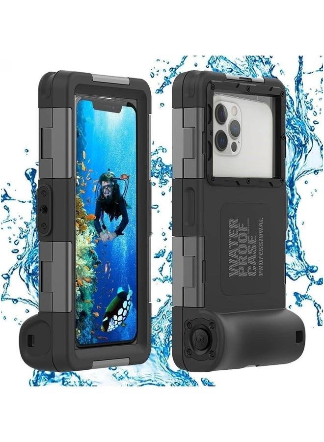 IP68 Waterproof Case for IPhone 16/Plus/Pro/Pro Max,Universal Diving Underwater Phone Case,Sealed Photography Protective Cover Suitable Swimming  Snorkeling  - Image 1