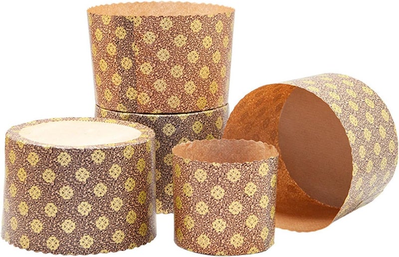 100 Pieces Paper Cups, Bread Cups, Material, Odorless, Cupcake Cases, Cake Cases for Anniversaries and, C, 9cmx8.5cm - Image 3