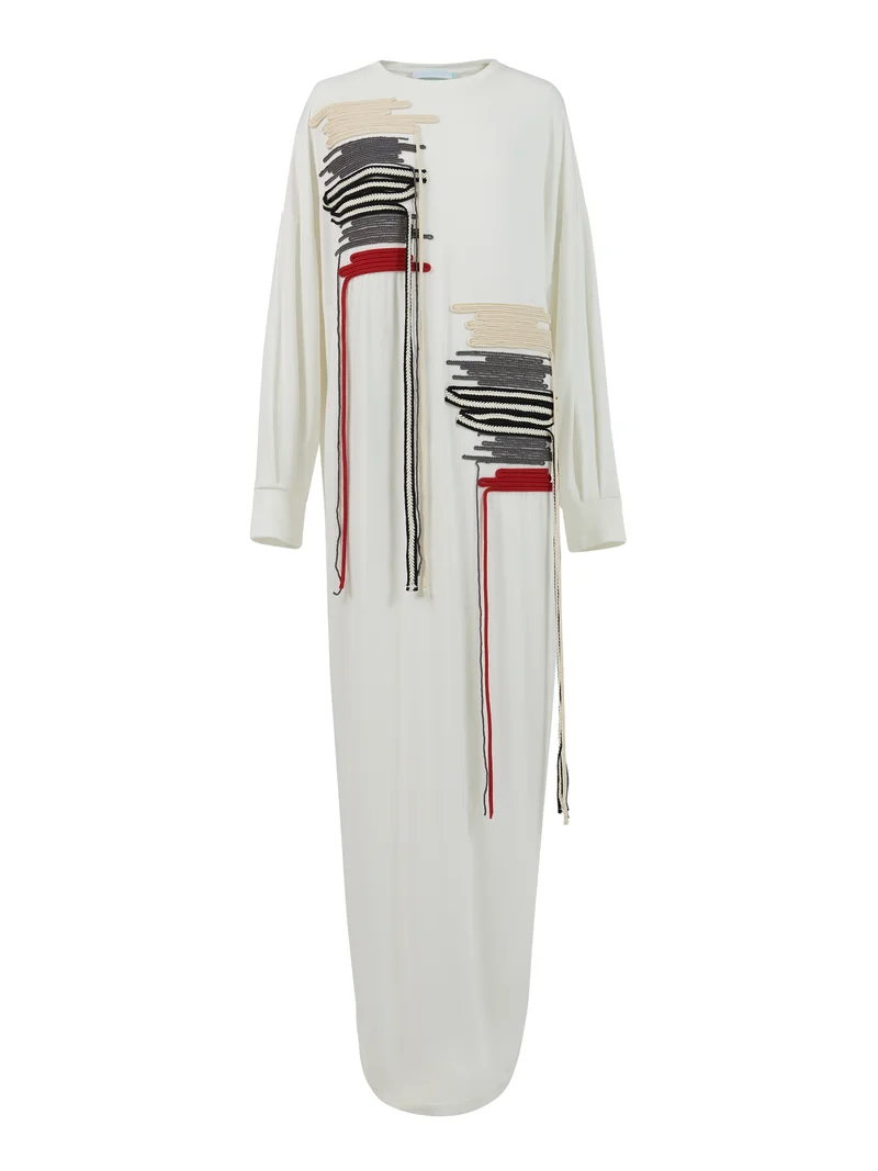 leem Cord Embroidered Kaftan