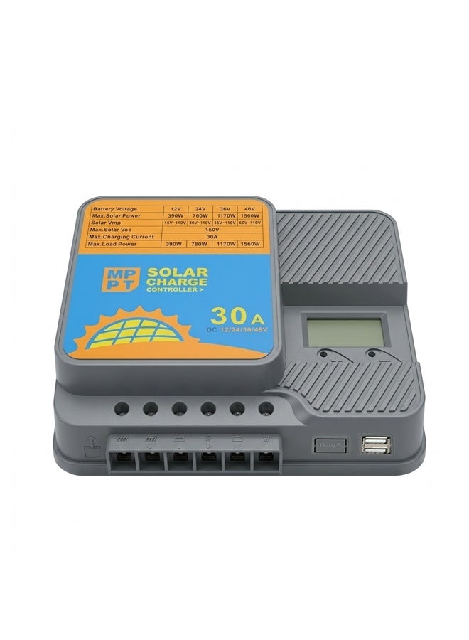 Maxima Solar Maxima MSCC MPPT 7-30/110 Solar Charge Controller 12V/24V | High Efficiency MPPT Controller | Intelligent Battery Charging for Solar Systems - Image 1