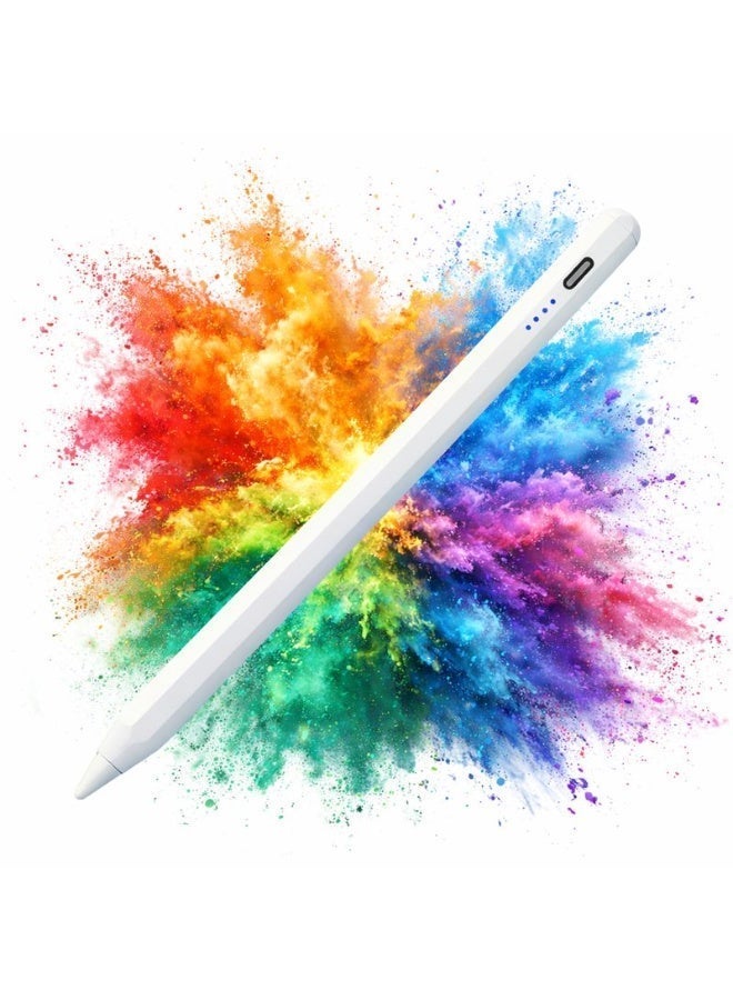 قلم ستايلس نشط للأجهزة اللوحية والايباد مع شحن USB-C – دقة عالية للكتابة والرسم، متوافق مع أجهزة iOS وAndroid - Image 1