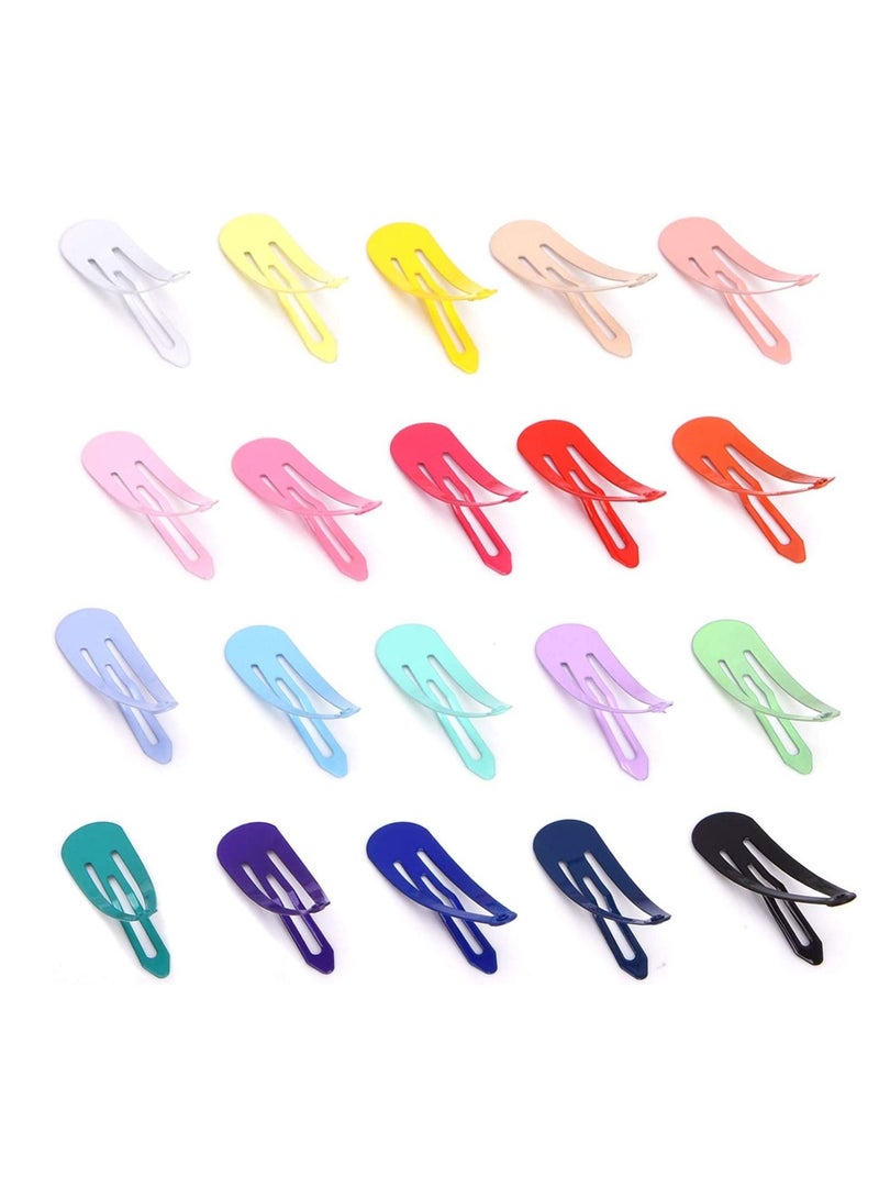 MARGOUN 50Pcs Snap Hair Clip Metal Non Slip Multicolor Hair Barrette Girls Women Hair Accessories - Image 2