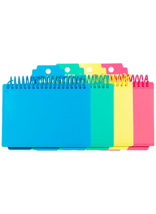 C-Line Spiral Bound Index Card Notebook with Tabs, Includes 60 Ruled 3 x 5 Inch Index Cards, 1 Notebook, Color May Vary (48750) - pzsku/Z247E5A091E837D2D1916Z/45/1749372428/3490238b-939e-42fc-ba9b-c54bf7493bfb