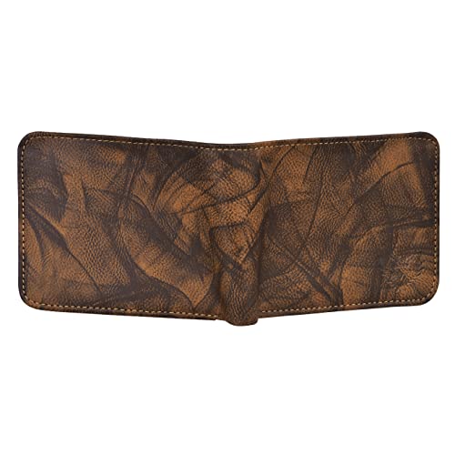LORENZ Gift Set Combo Of Brown Analog Watch Sunglasses & Wallet For Men | Cm-3092Sn13-Wl-56, Round, Mirrored - Image 5