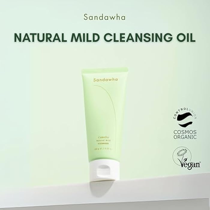 Sandawha سانداوا SKINCURE منظف طبيعي لطيف للغاية - غسول وجه نباتي للعناية بالبشرة الكورية مع كامليا جيجو، متوازن الرقم الهيدروجيني ومهدئ للبشرة الجافة والحساسة، 3.53 أونصة. - Image 3