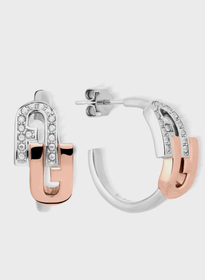 Furla Arch Hoop Earrings  - Image 1