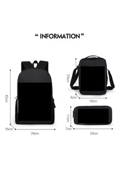 Generic Backpack for primary and secondary school students, backpack for children, anime cartoon backpack, pencil case  - Image 2