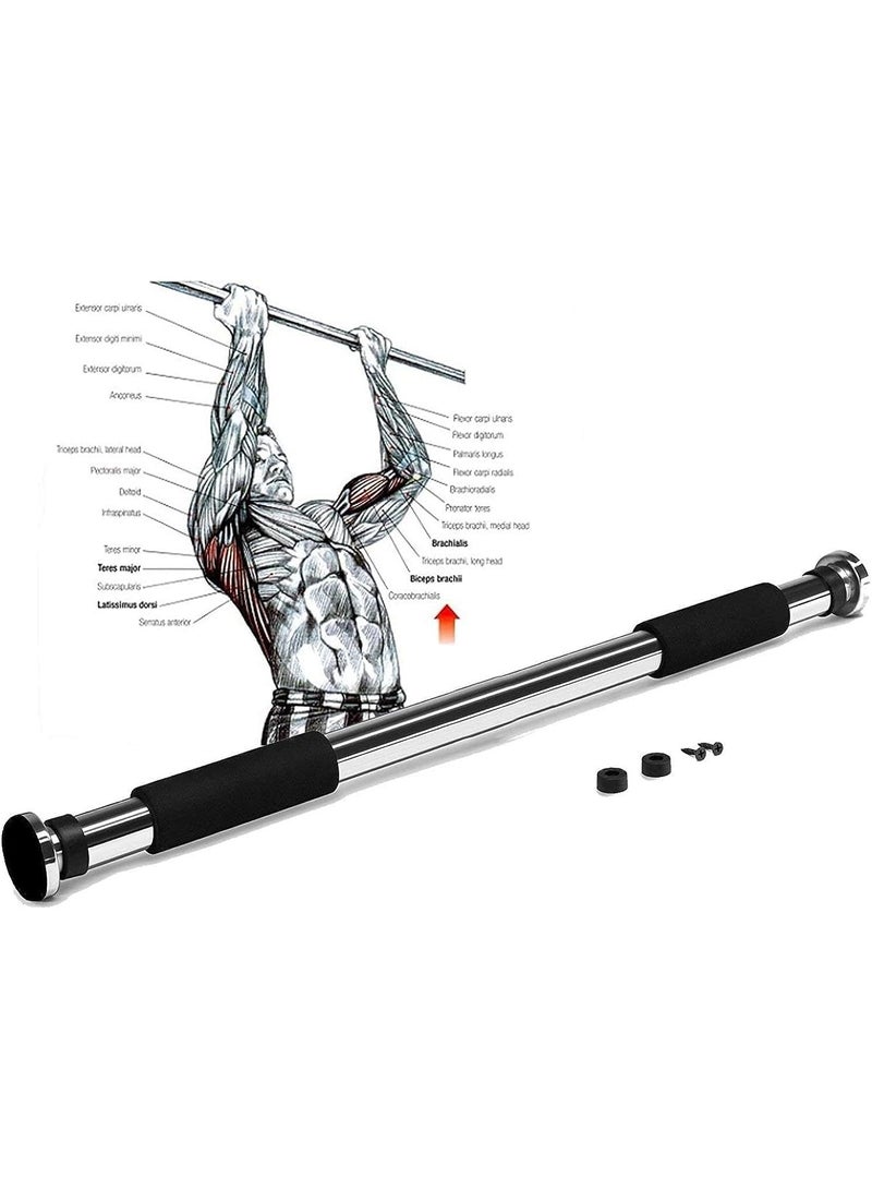 SportQ® Door Bar Exercise Bar Home Gym Doorway Exercise 60-100cm, Gym Exercise Bar, Brain Training and Fitness, Adjustable Size - Image 1