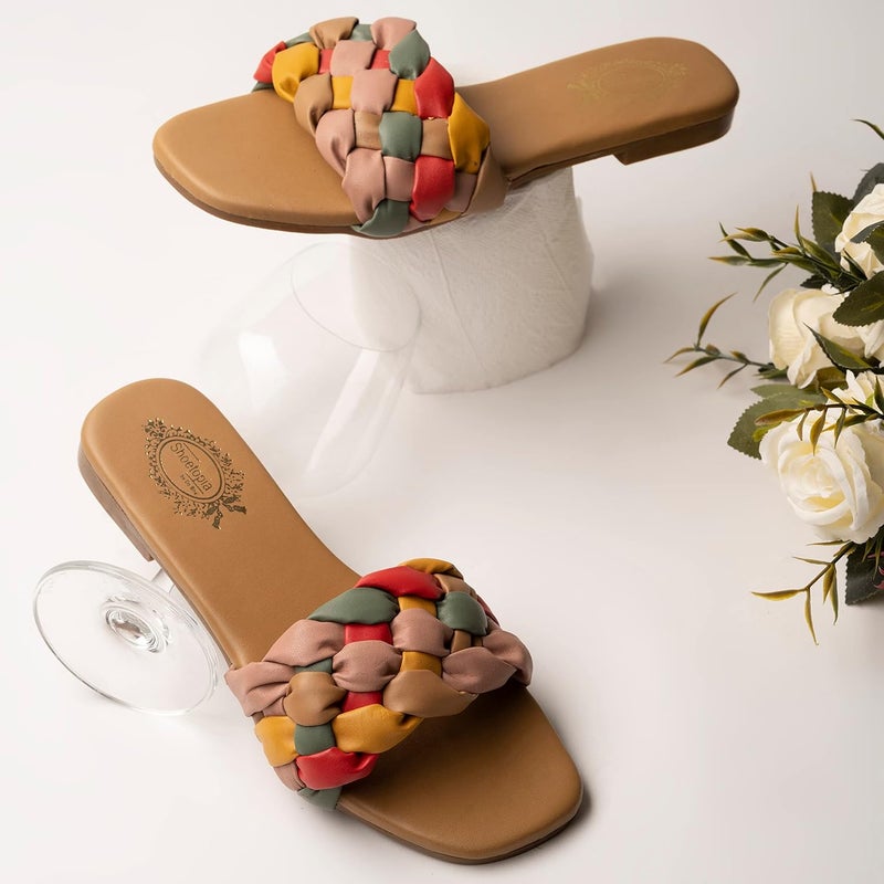 Shoetopia صندل مسطح للنساء والفتيات من شوتوبيا - Image 1