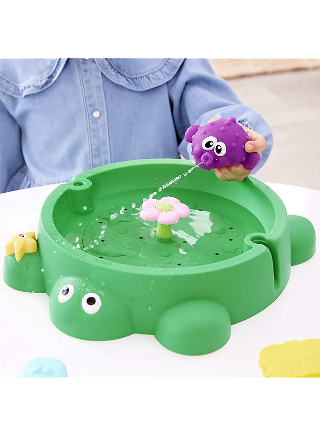 little tikes 2 In 1 Turtle Sandbox & Pool Doll Sized Outdoor Toy Playset For Lilly Ami Tommy Dolls Creative Summer Pretend Play Fun For Kids Fill With Sand Or Water Durable Plastic Base - Image 3