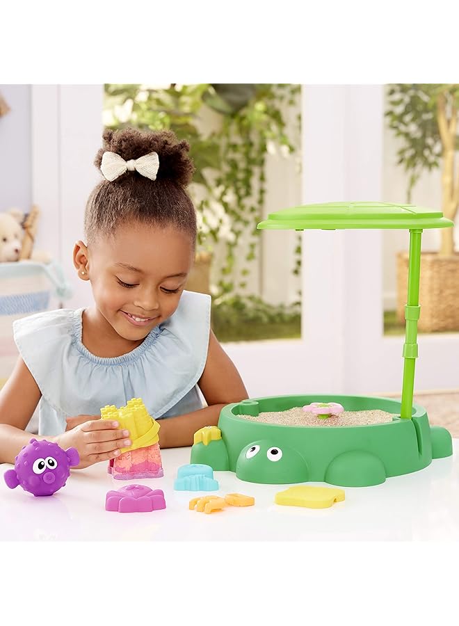 little tikes 2 In 1 Turtle Sandbox & Pool Doll Sized Outdoor Toy Playset For Lilly Ami Tommy Dolls Creative Summer Pretend Play Fun For Kids Fill With Sand Or Water Durable Plastic Base - Image 2