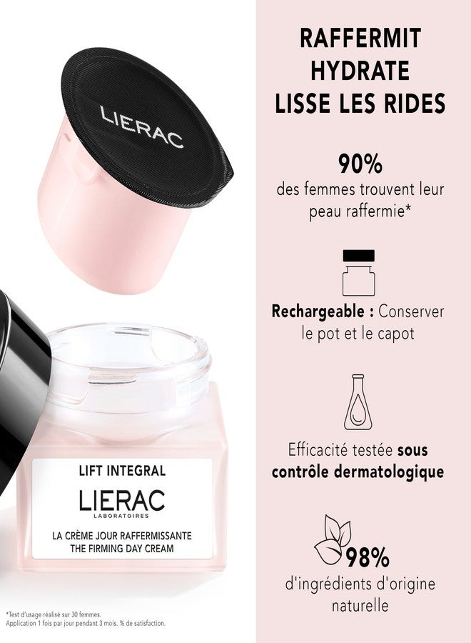 Lierac Lift Integral Firming Day Cream Refill - Moisturizer with Hyaluronic Acid - Firms, Hydrates & Smooths Wrinkles - Suitable for All Skin Types, Including Sensitive - 50ml Jar Refill - Image 2