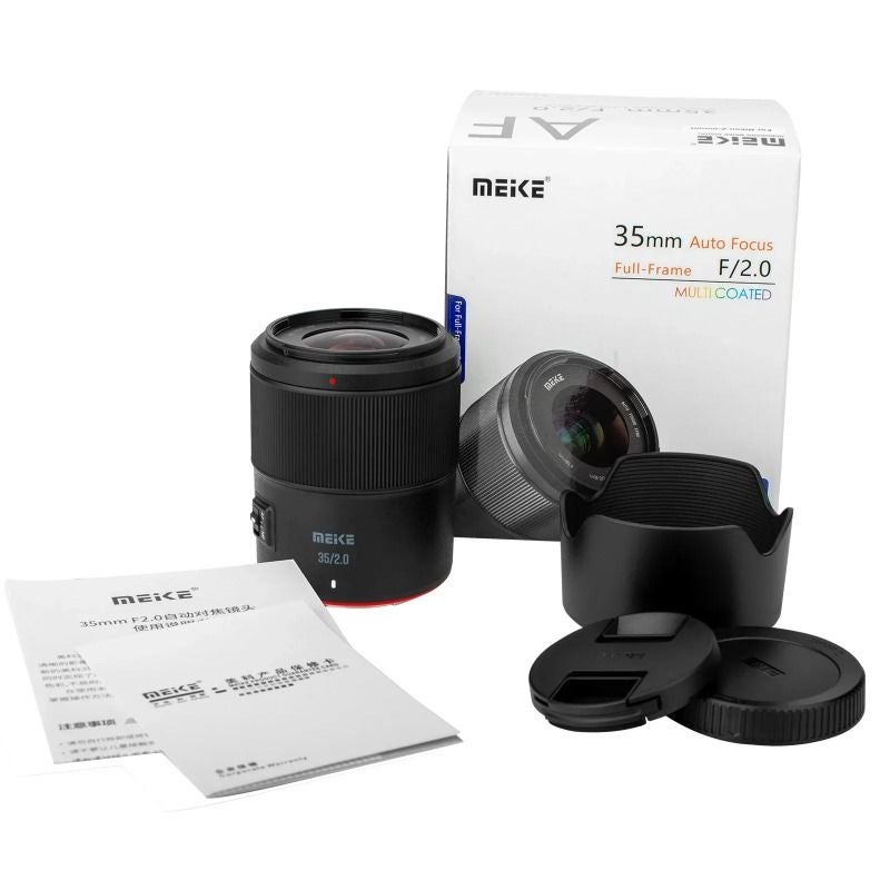 Meke MeiKe AF 35mm F2.0 Full Frame Autofocus STM Portrait Lens for Sony E-Mount - Image 2