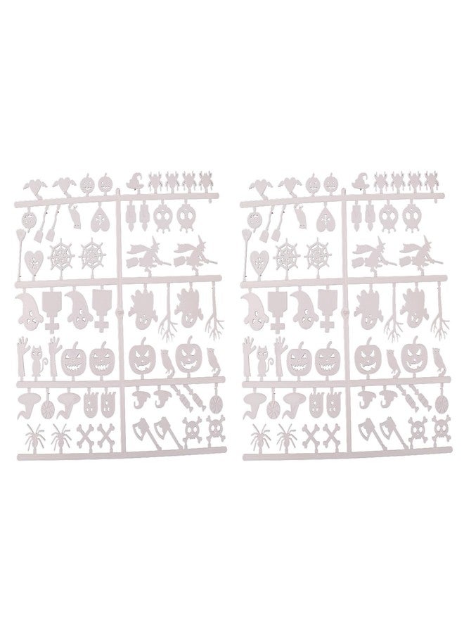 JAGTRADE Set of 2 Characters for Felt Letter Board Message Board Letterboard Plastic Halloween Letters for Home Office Decoration - Image 1
