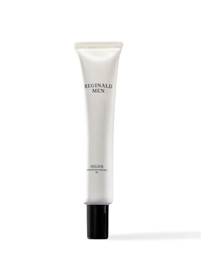 Reginald Men كريم واقي من الشمس Reginald Men SPF 50+ PA++++ (30 جرام) | تم اختباره في ظروف حقيقية | حماية واسعة النطاق من الأشعة فوق البنفسجية UVA/UVB | يمنح البشرة إشراقة وترطيبًا | خفيف الوزن، خالٍ من الزيوت، وغير لزج | حماية يومية من أشعة الشمس للرجال (عبوة سعة 1,30 جرام) - Image 1