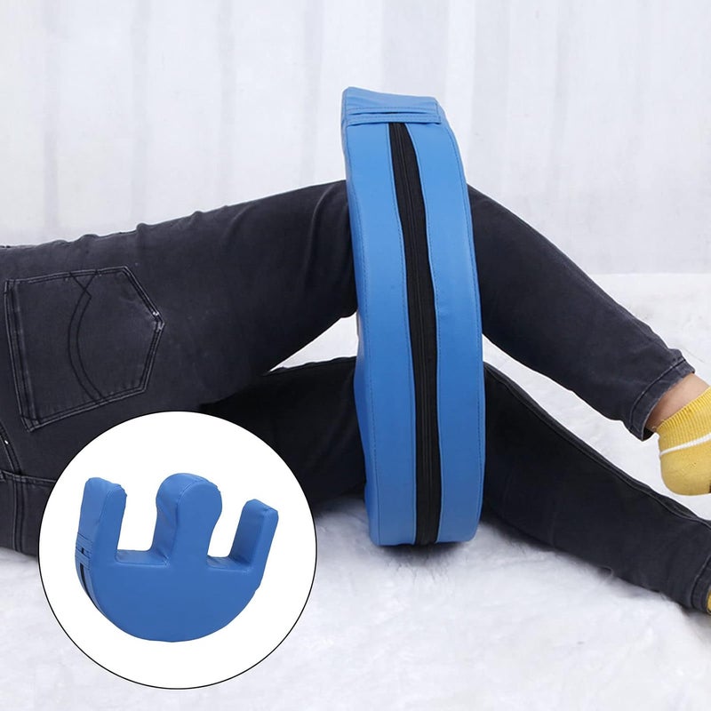 klarako U Shaped Bed Turn Over Assistant Multipurpose Elderly Turnover Device Pad Cushion for People Patients Disability Aids Wheel Chair Bed Care Equipment  Sponge Blue - Image 2