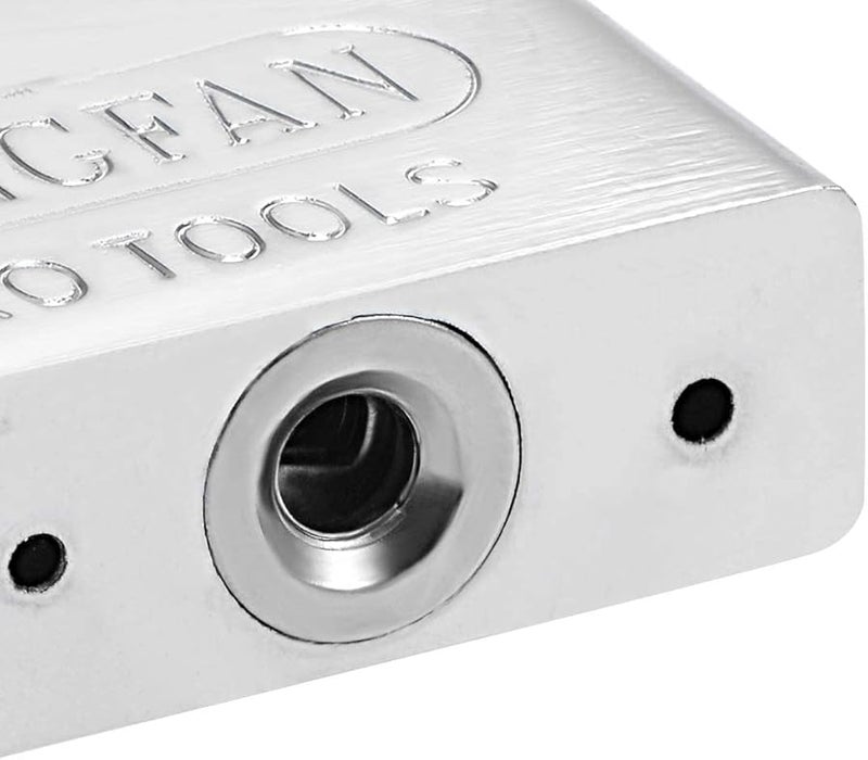 Steel Padlock Keyed Alike Hardened Shackle Chrome Finish 40mm Width 2 Pack - Image 2