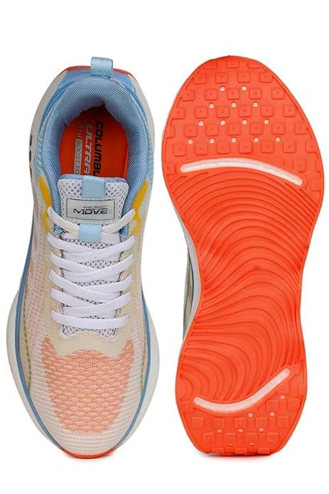 Columbus META-03 Sports Shoes - Running, Walking, Training, Gym for Men's Outdoors for Men (White) - Image 5