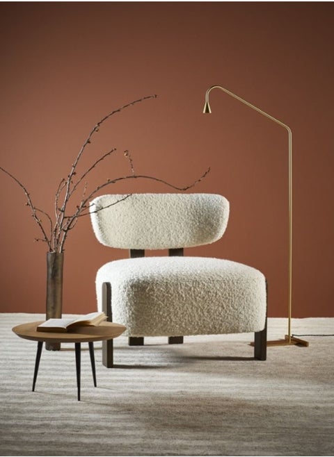 Modern Bouklet Fabric Chair