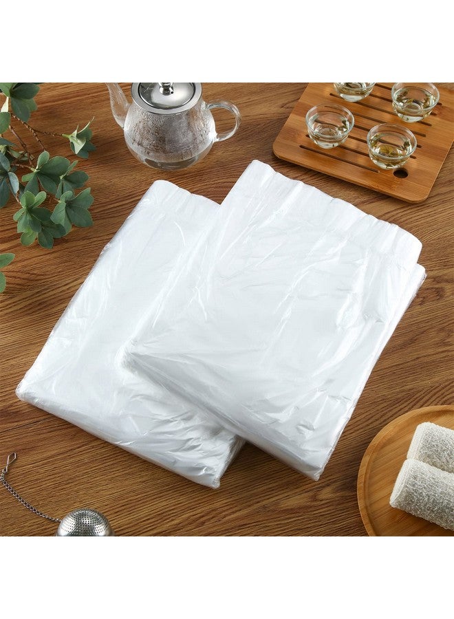 Chinco 100 Pcs Disposable Foot Tub Liner Portable Bath Basin Bags Plastic Pedicure Spa Bags Thin Large Foot Bath Liners Disposable Pedicure Liners For Foot Pedicure Spa Hotel Home Use, 25 X 23 Inches - Image 4