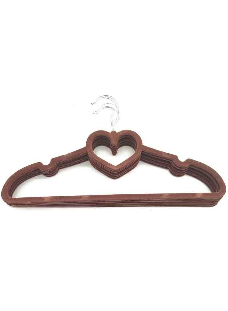 co arma Velvet clothes hanger set of 6 pieces 22x40 centimeters - Image 2