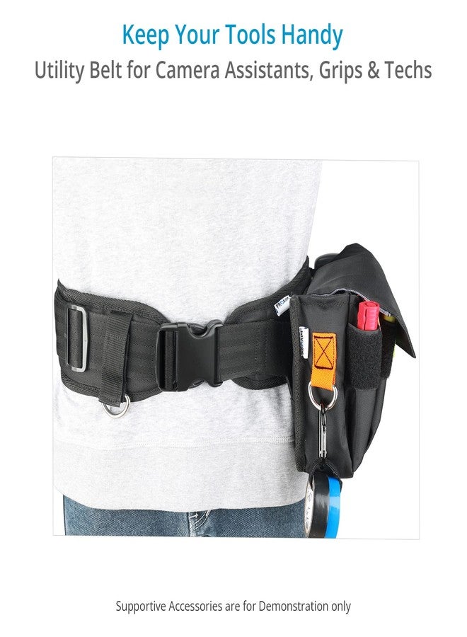 PROAIM Cube Utility Tool Belt for Camera Assistants, Grips & Techs. For Gaffer Tape, Multi-Tool & Other Accessories. Adjustable Belt (Waist Sizes-28” To 46”) (P-CBTB-01) - Image 2