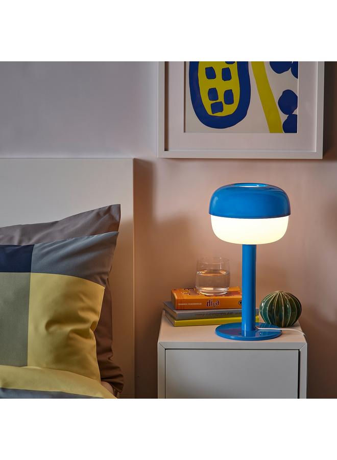 Zaboon Table Lamp, Blue, 36 Cm - Image 2