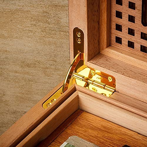 Teclican Golden Color 90 Degree Folding Support Hinge Jewelry Small Box Quadrant Hinge for Jewelry Wine Wooden Box Size 40 x 45mm157x 177 inchLW Pack of 4  - Image 5