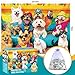 DAGIRT 300 Piece Puzzles for Adults Funny Dog Cat Bunny Cartoon Animal Puzzle Colorful Pet Jigsaw Puzzles for Adults Seniors and Kids Finished Size 205 x 15 in Ideal Gift Choice - Image 4