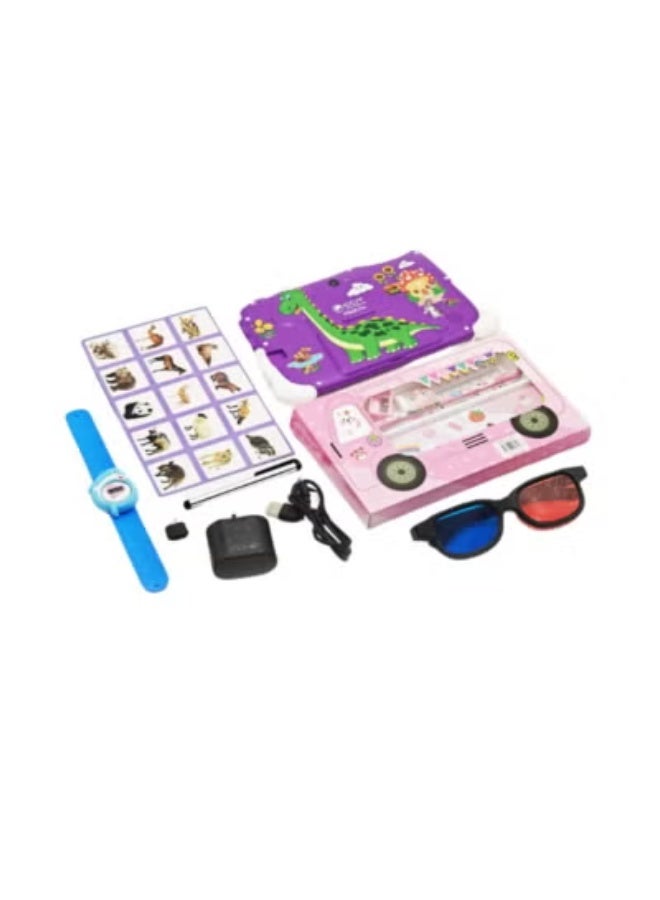 CCIT KT600 Pro 10.1-Inch Android Tablet – Fast Octa-Core Processor for Smooth Multitasking, 8GB RAM + 256GB ROM for Storage & Speed, Dual SIM 4G LTE + Wi-Fi for Always-On Connectivity, 8000mAh Battery for All-Day Use, Comes with Wireless Keyboard & Mouse, Stylish Pink Design, Perfect for Study, Online Learning & Entertainment - Image 3