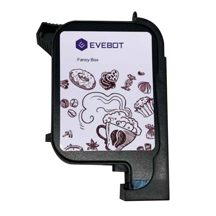 EVEBOT High Speed Coffee Printer Ink Cartridge Replacement for EB-Pro, Printing Exquisite Patterned Coffee Latte Art Fancy Box FB2, Brown FancyBox - Image 3